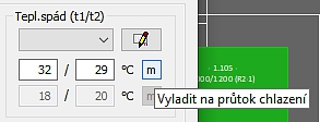 Dopočítání teplotního spádu