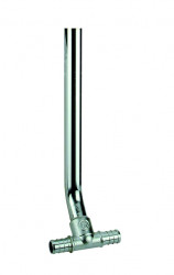 GZ158 - Připojovací garnitura T - délka chromované CU trubky 300 mm
