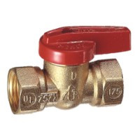 R602 - Kulový kohout, vnitřní závit., PN 10, Tmax 90°C, krátká páčka
